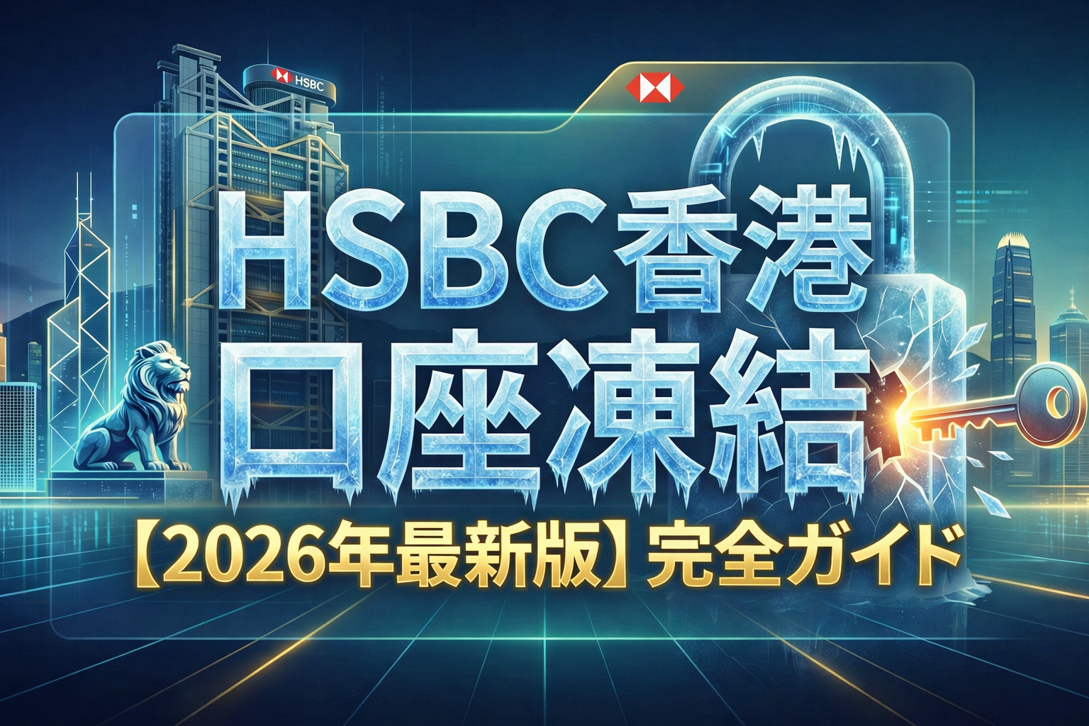 2026年最新版】HSBC香港の口座凍結完全ガイド｜原因・解除方法・放置