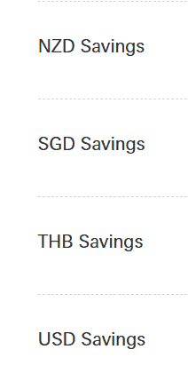 HSBC通貨管理画面3